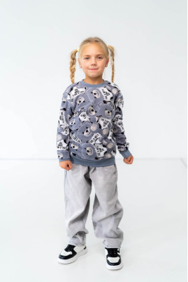 Комплект для дівчаток з 2-х світшотів 